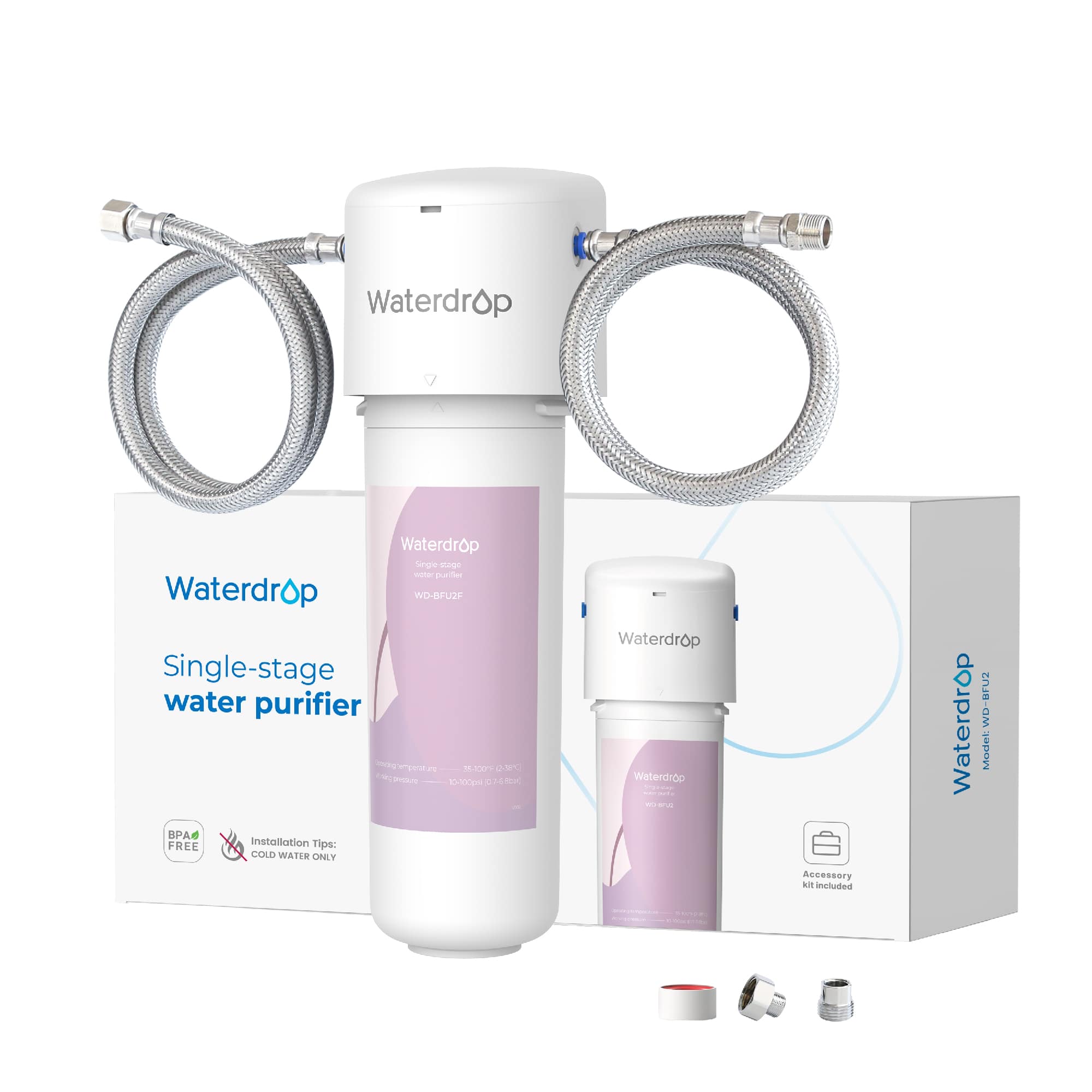 Waterfilter Sediment Waterfilter Voor Het Hele Huis Centraal Voorfilter Zuiveringssysteem ISpring FP15B Grote Blauwe Waterfilter Waterfilter Sediment Waterfilter Voor Het Hele Huis Centraal Voorfilter Zuiveringssysteem ISpring FP15B Grote Blauwe Waterfilter