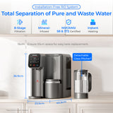Waterdrop M6HG Instant Hot Reverse Osmosis System, Countertop RO Filter