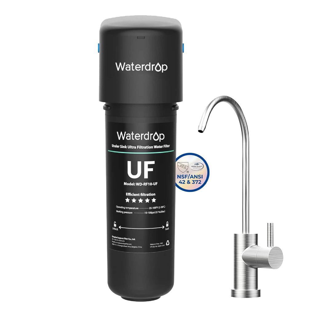 Undersink Ultrafiltration -vedensuodatinjärjestelmä erillisellä hanalla