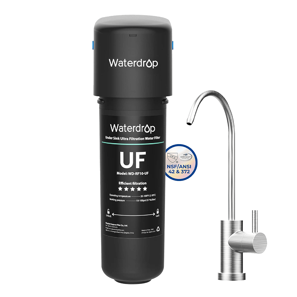 Undersink Ultrafiltration Water Filter System With Faucet | Waterdrop