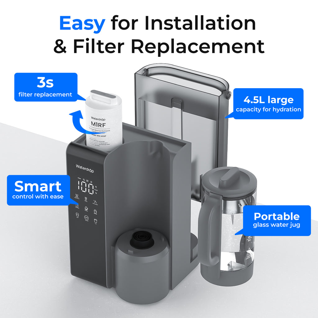 Vanddrop M1 Instant Hot Ro bordplade Vanddispenser