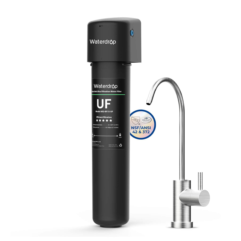 Undersink Ultrafiltration -vedensuodatinjärjestelmä erillisellä hanalla