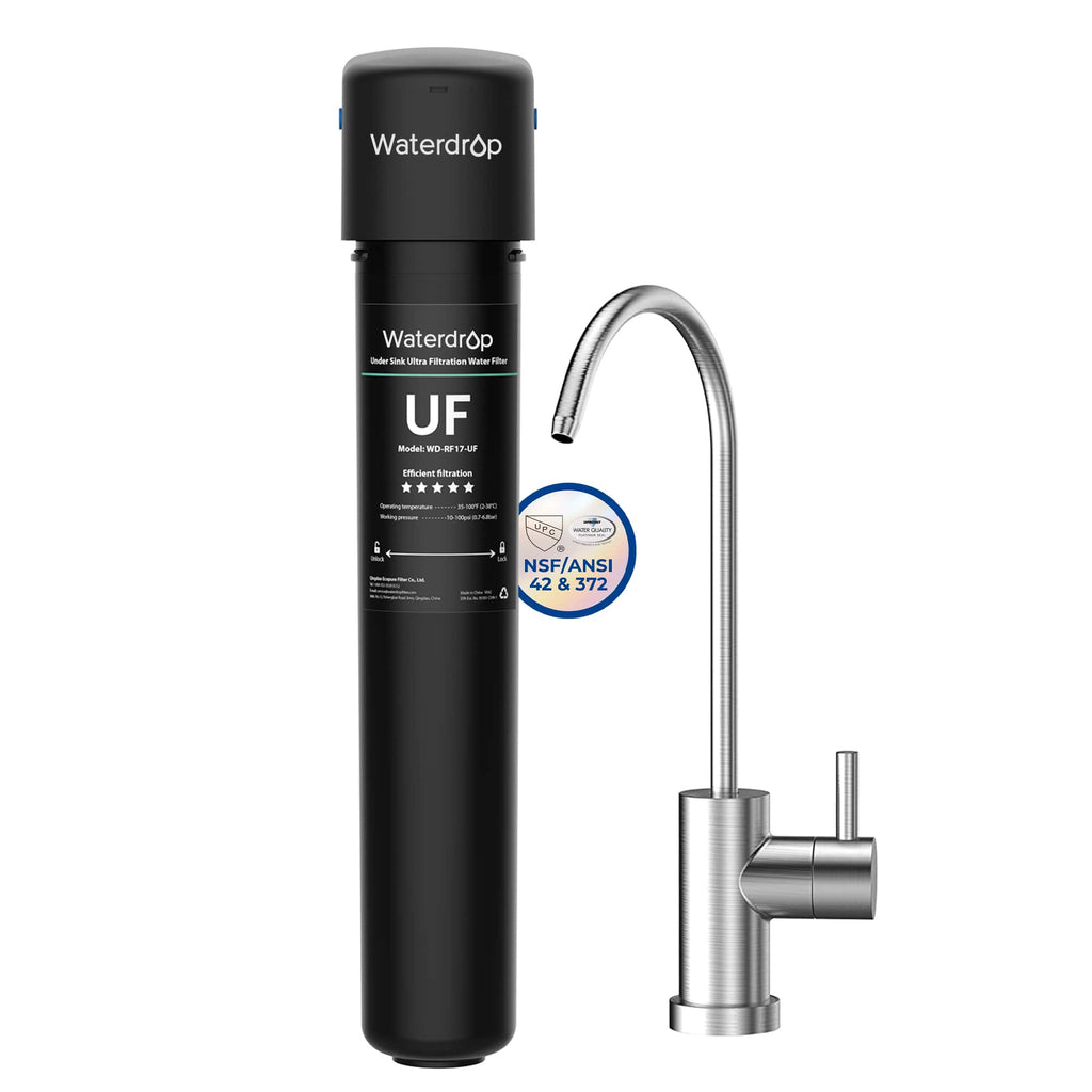 Undersink Ultrafiltration -vedensuodatinjärjestelmä erillisellä hanalla