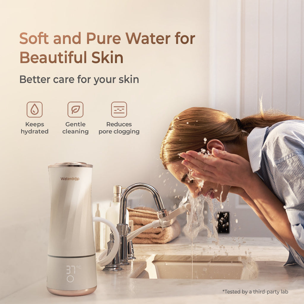 Waterdrop Skincare Face Washer, geen vuil water meer op je gezicht