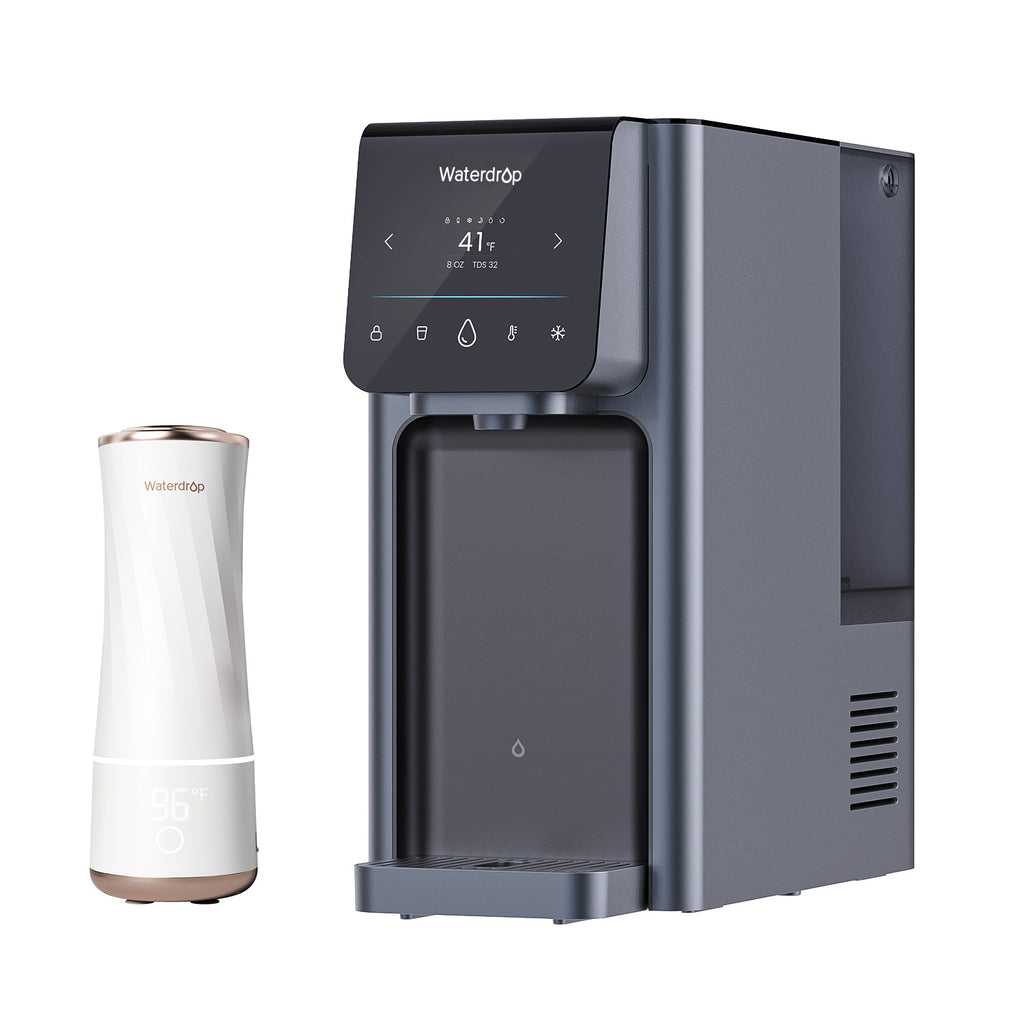 Distributeur d'eau chaude et froide à osmose inverse Waterdrop A1 avec BFC2