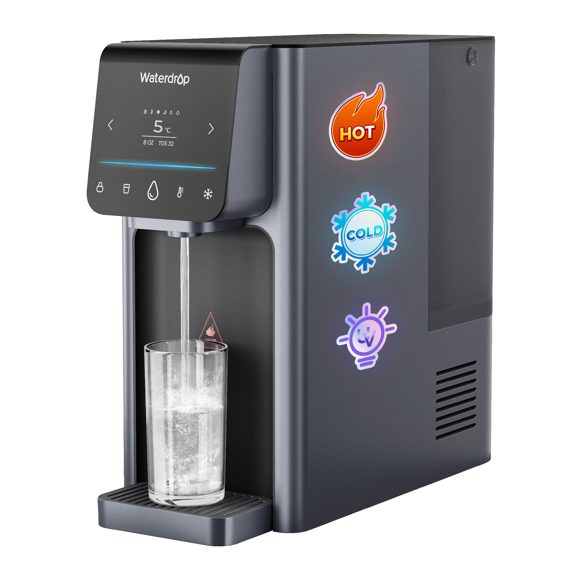 Dispensador Frío y Caliente Waterdrop A1, Ideal para Uso en el Hogar u Oficina 1 Esperando la imagen de producto