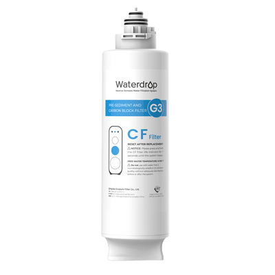 CF Filter for Waterdrop G3P800 & G3P600 & G3 Reverse Osmosis System
