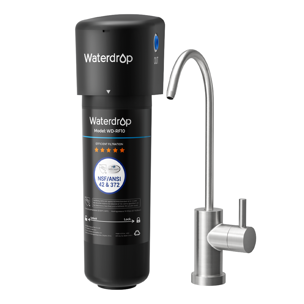 Undersink Water Filtration System With Dedicated Faucet