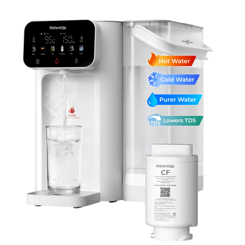 Waterdrop Instant Hot and Cold Countertop Water Filter Dispenser CT01