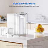 Elektrische waterfilterkan, instantwaterdispenser ED04, 200 gallon