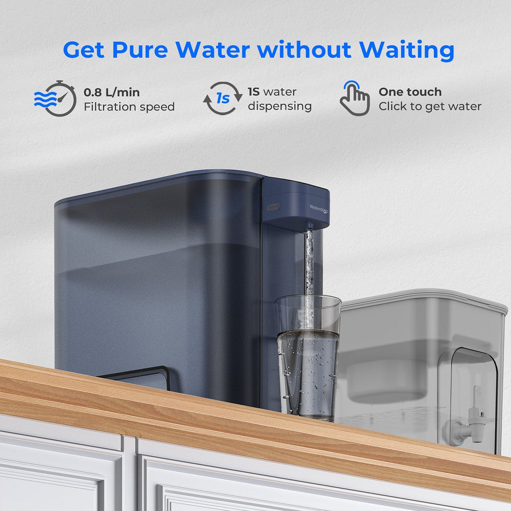 Elektrische waterfilterkan, instantwaterdispenser ED04, 200 gallon