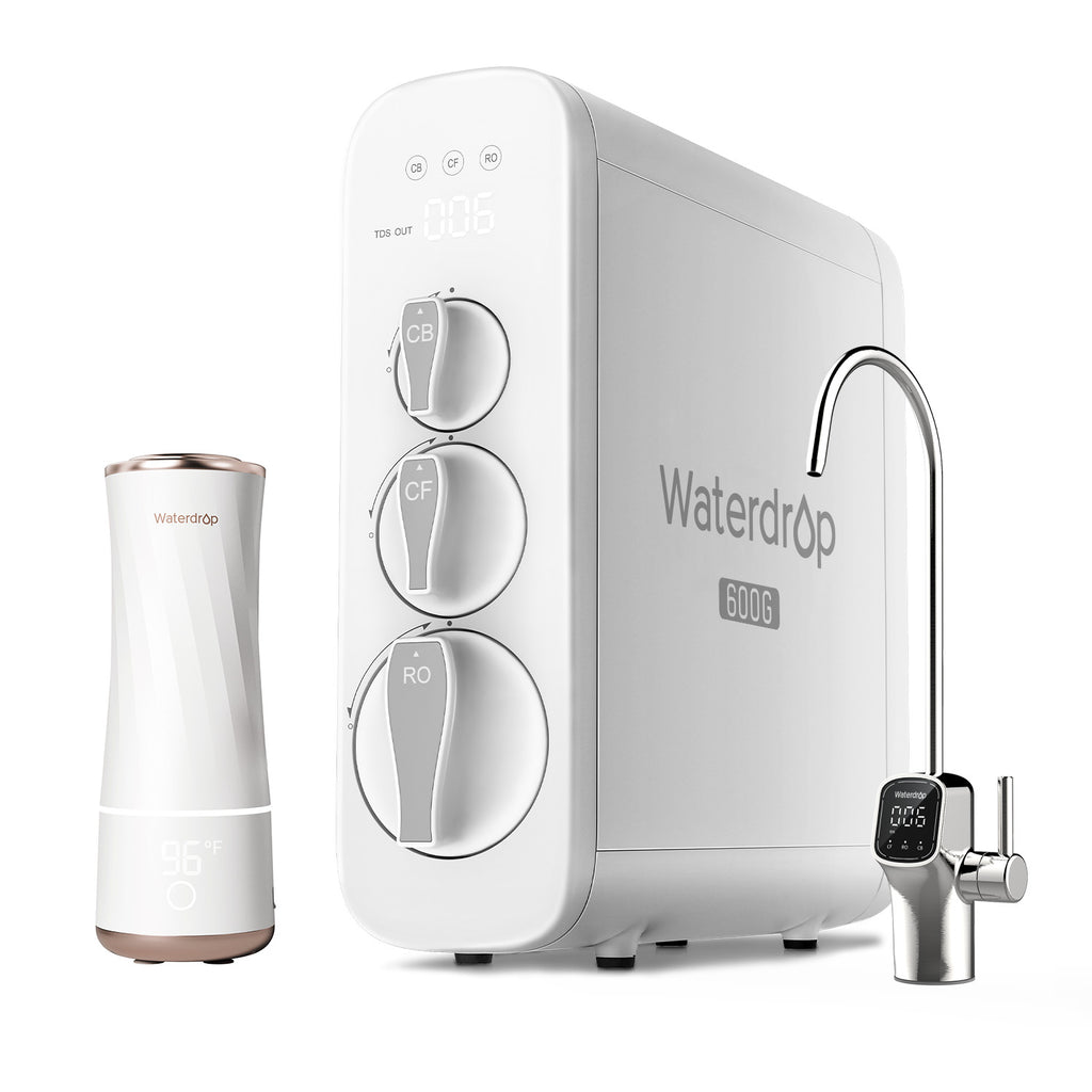 Sistema ad osmosi inversa a flusso rapido da 600 GPD - Waterdrop G3P600-BFC2