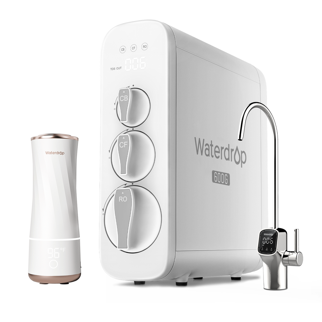Sistema ad osmosi inversa a flusso rapido da 600 GPD - Waterdrop G3P600-BFC2
