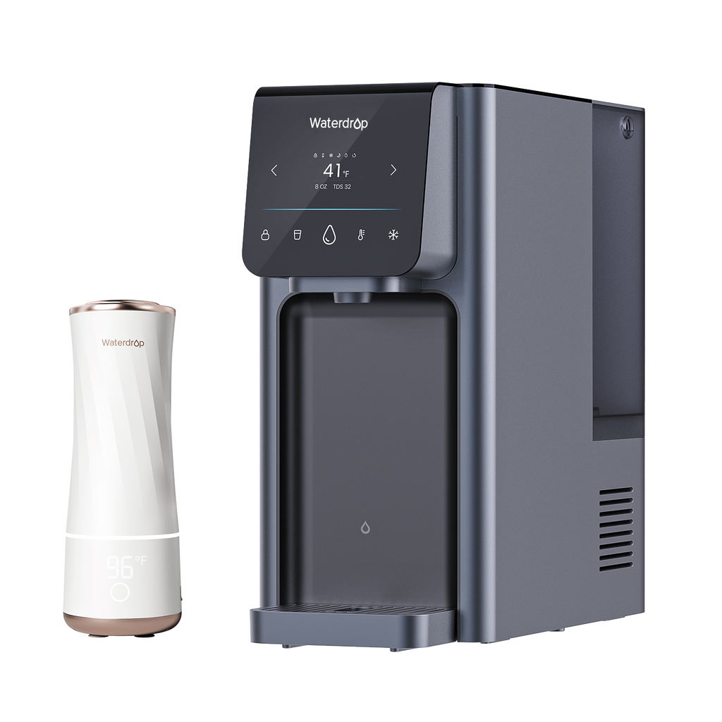 Distributeur d'eau chaude et froide à osmose inverse Waterdrop A1 avec BFC2