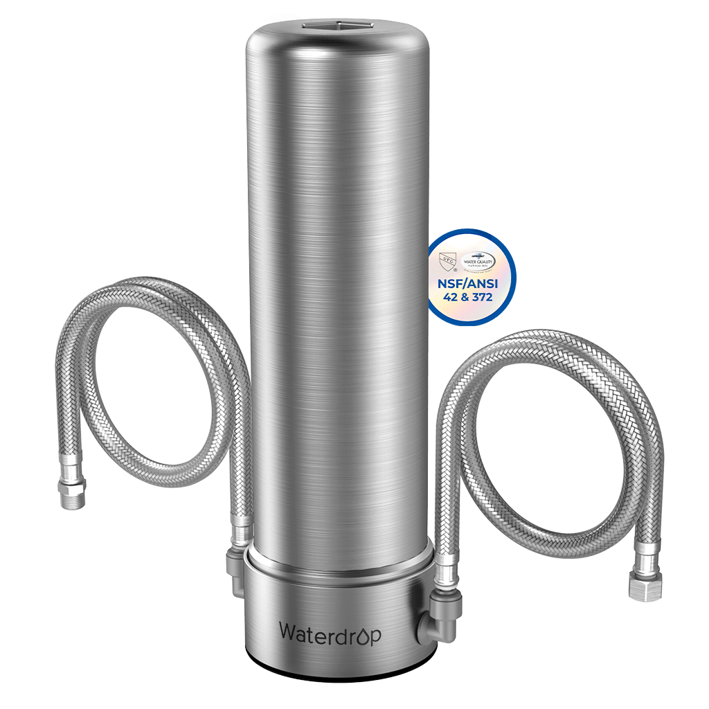 Stainless Steel Under Sink Water Filter - Waterdrop AS13