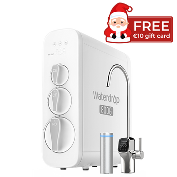 Sistema RO sem tanque 800 GPD com luz de esterilização UV - Waterdrop G3P800