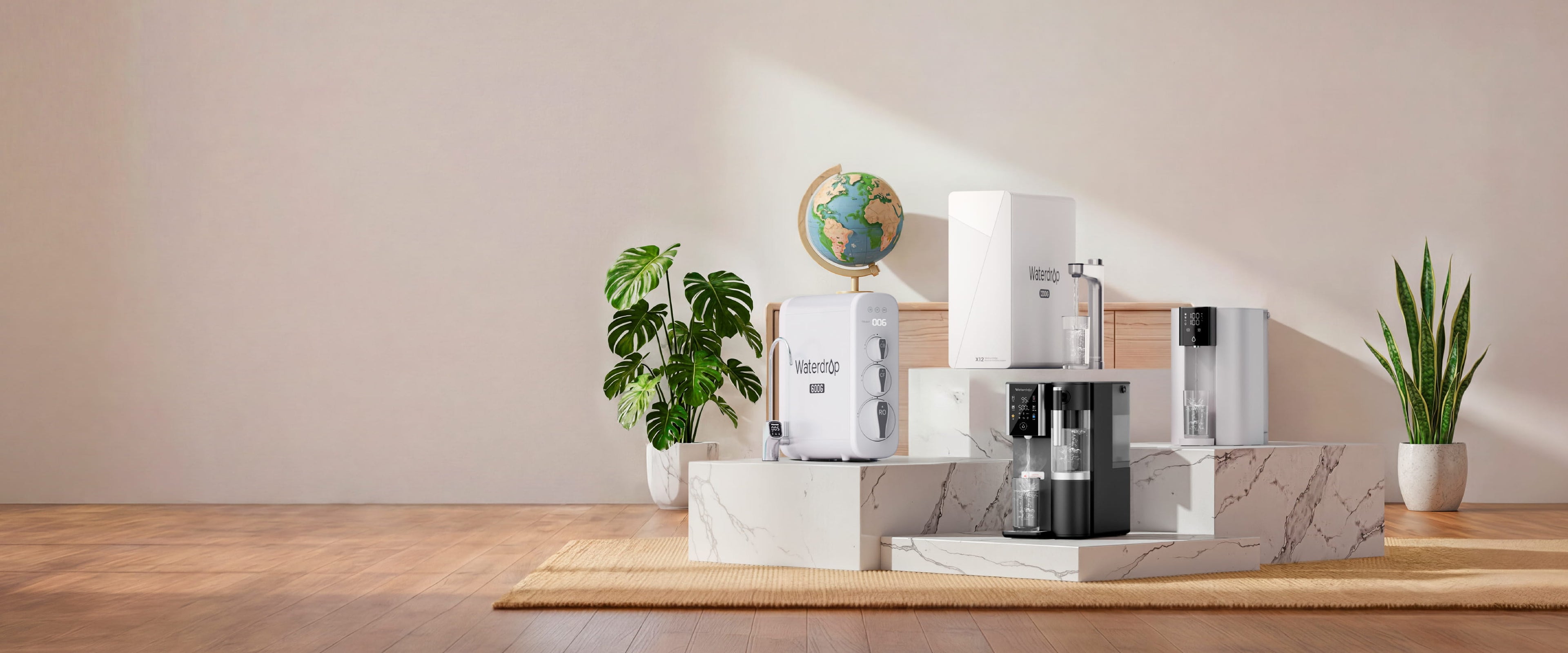 Finerfilters Osmosi inversa domestica della fase 4, membrana del pacchetto 50GPD del filtro della sostituzione Finerfilters Osmosi inversa domestica della fase 4, membrana del pacchetto 50GPD del filtro della sostituzione