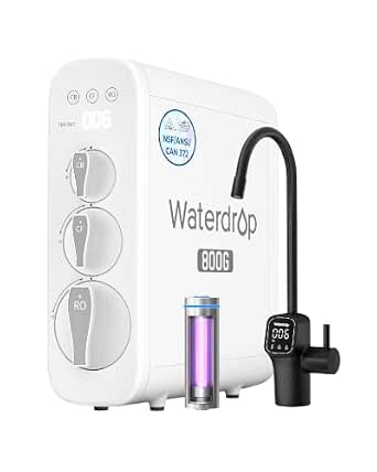 Waterdrop G3P800 Reverse Osmosis System, Drinking Water Osmosis System