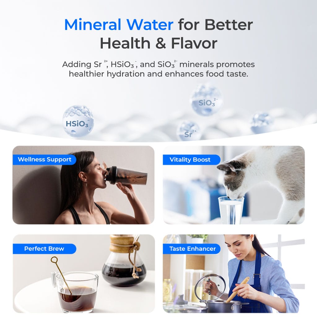 Système d'eau RO minéralisée à chaud instantané Waterdrop K19-HG