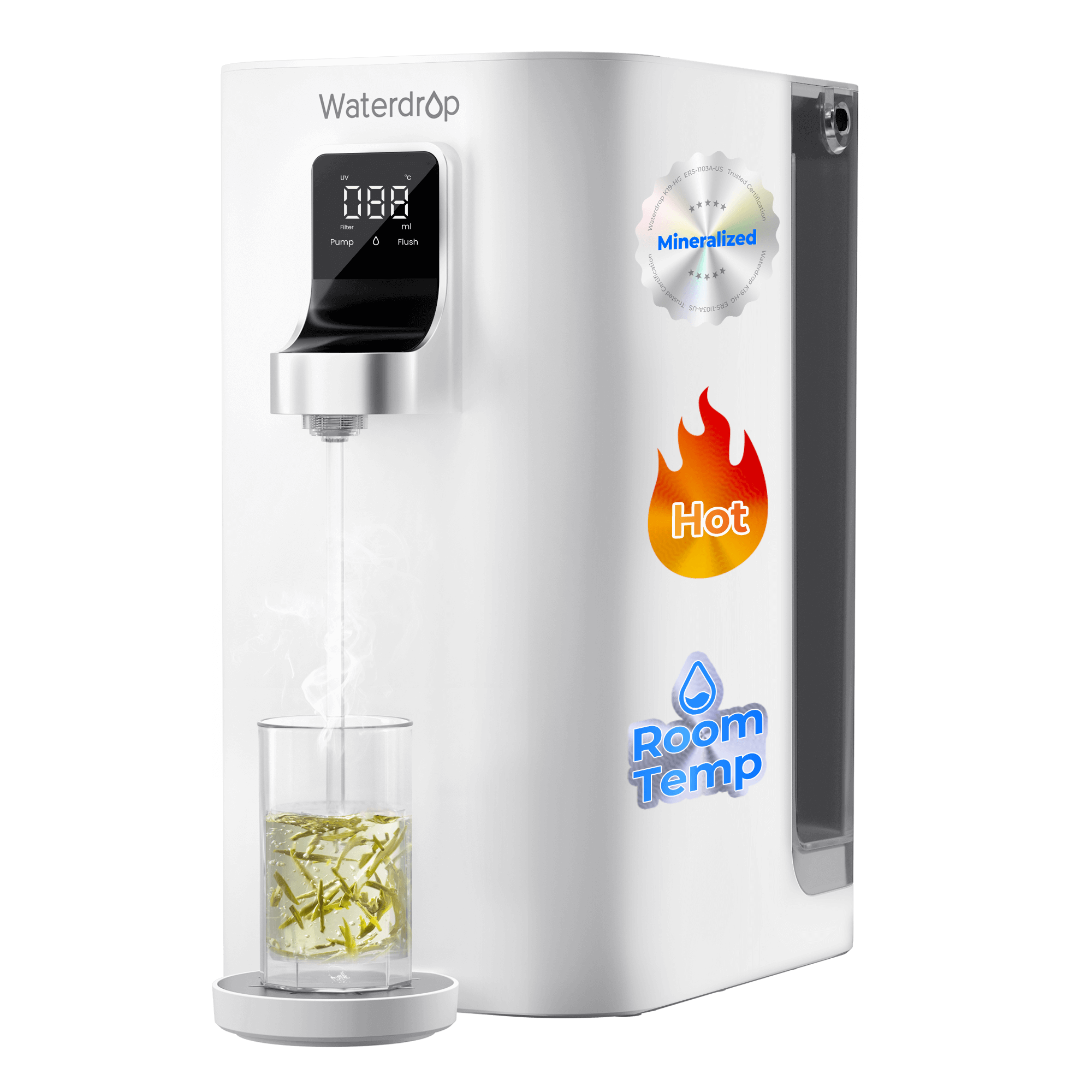 Système d'eau RO minéralisée à chaud instantané Waterdrop K19-HG