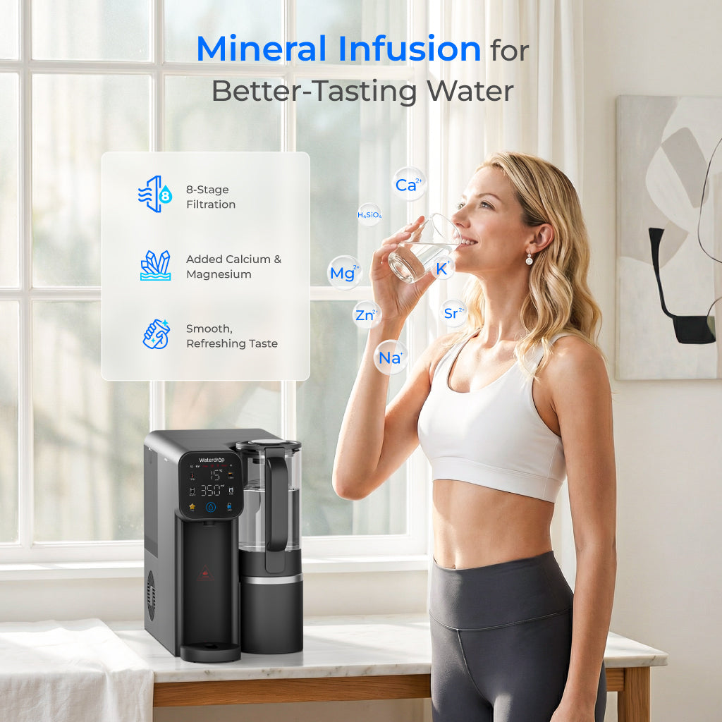 Waterdrop M6CG Remineralization Hot Cold Countertop RO System