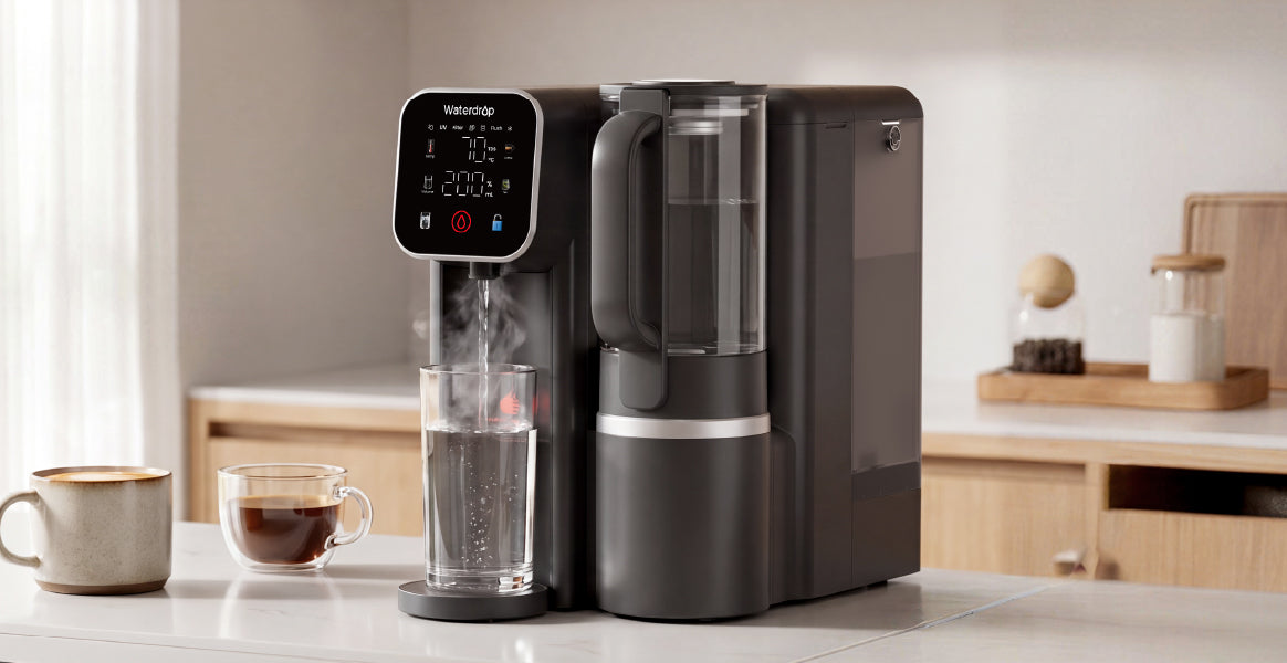 Système RO chaud instantané minéral Waterdrop M6HG