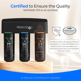3-traps Under Counter Direct Connect-filtratiesysteem Waterdrop TSA