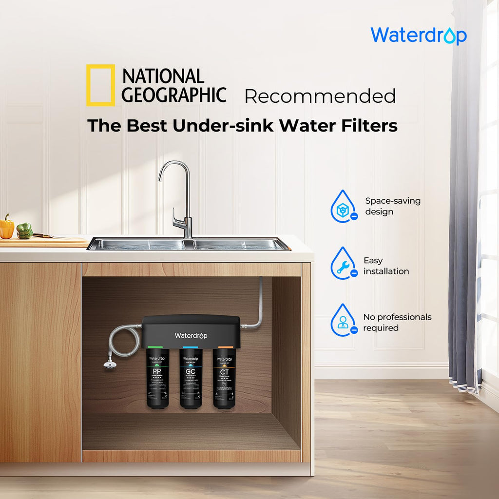3-traps Under Counter Direct Connect-filtratiesysteem Waterdrop TSA