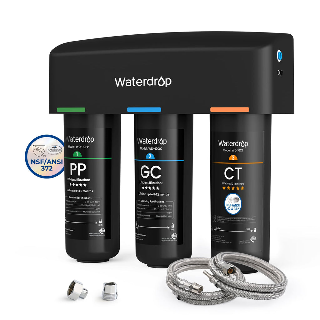 3-traps Under Counter Direct Connect-filtratiesysteem Waterdrop TSA