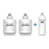 Set di filtri di ricambio per sistema Waterdrop G2P600 RO - 600 GPD