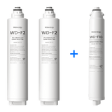 Waterdrop X8 RO System Udskiftning Filter Combo Set - 800GPD