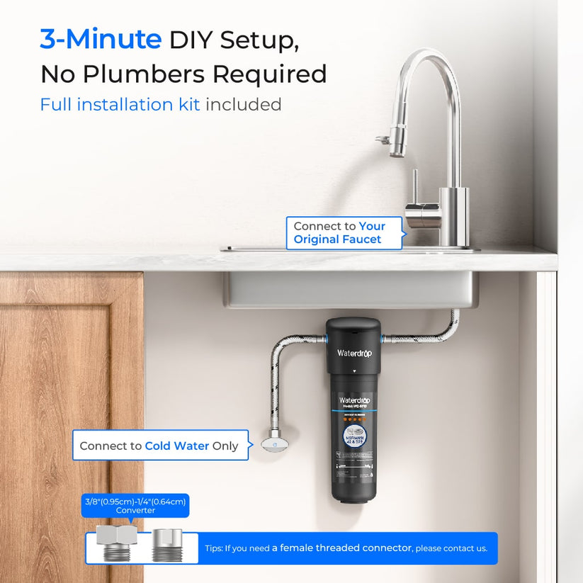Under Sink Water Filter Direct Connect Filtration System | Waterdrop