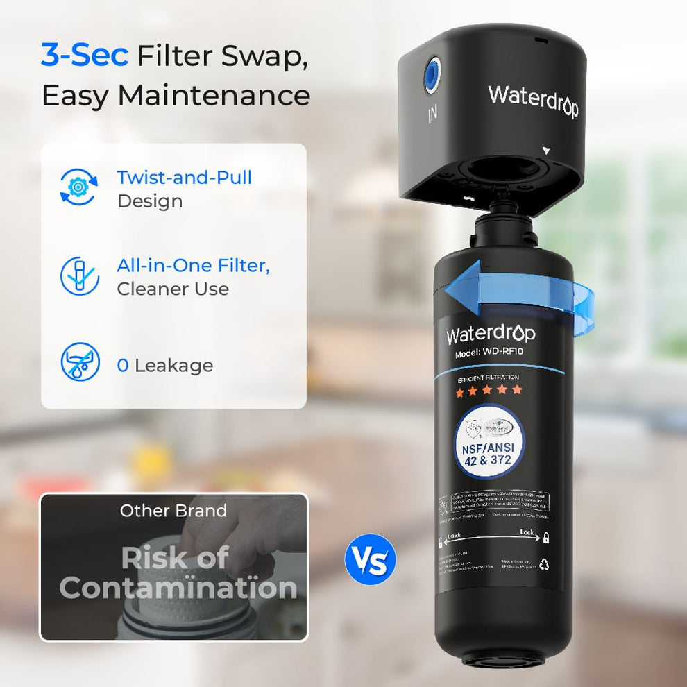 Under Sink Water Filter Direct Connect Filtration System | Waterdrop