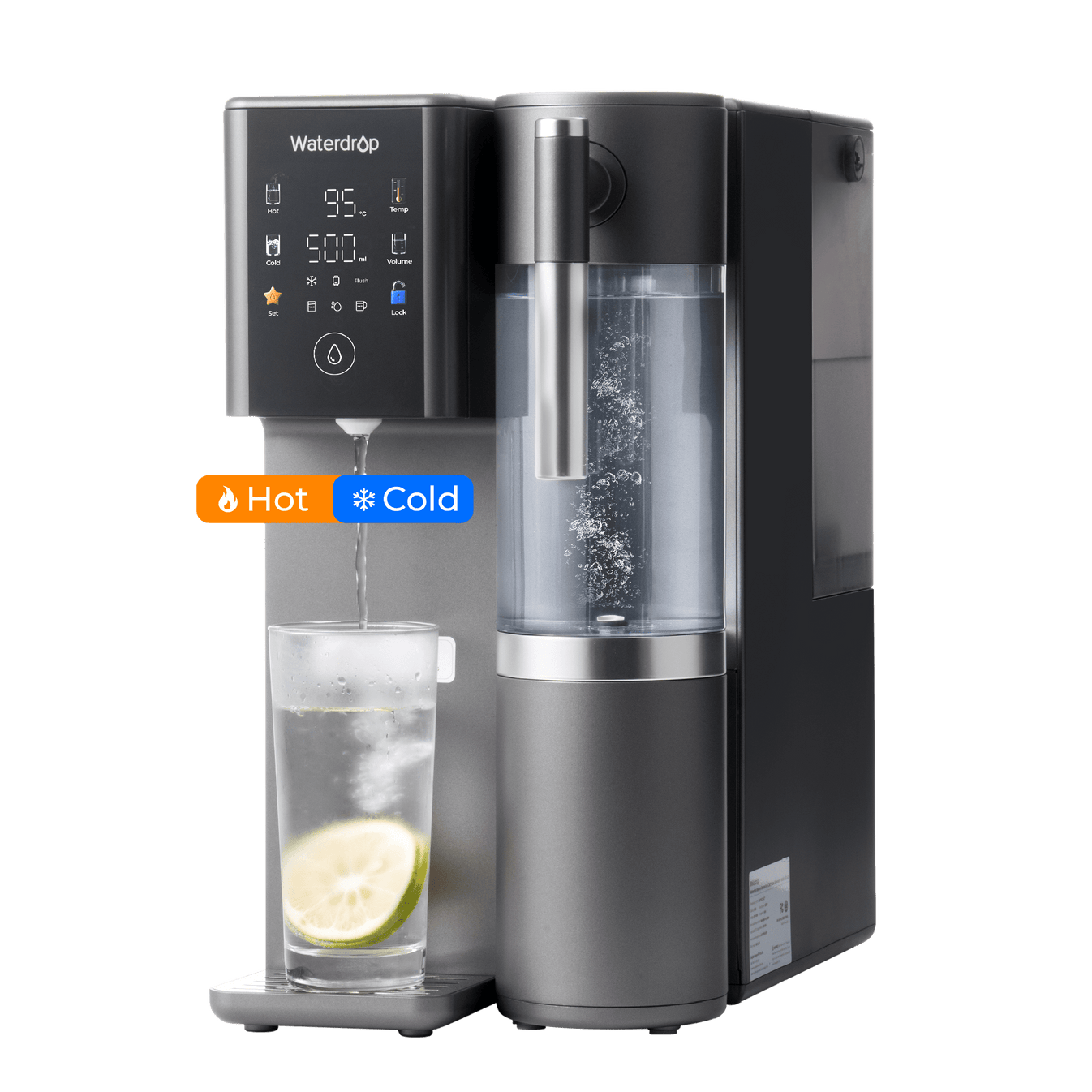 Waterdrop A2 osmoseur comptoir hot cold double UV