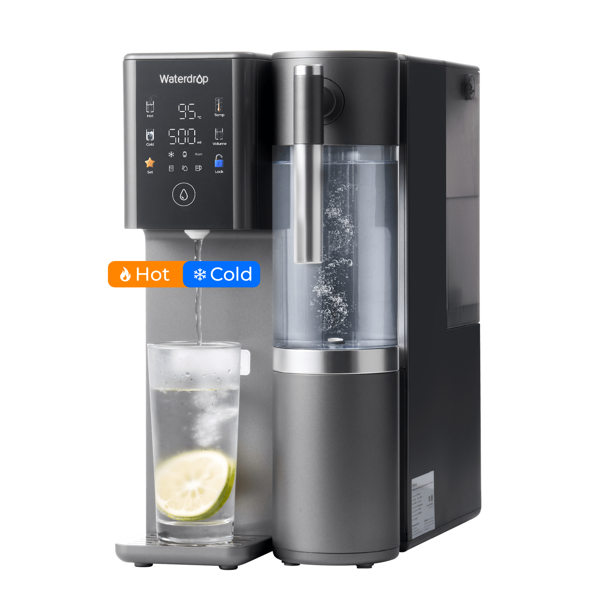 Waterdrop Reverse Osmosis Hot Cold Water Dispenser, A2