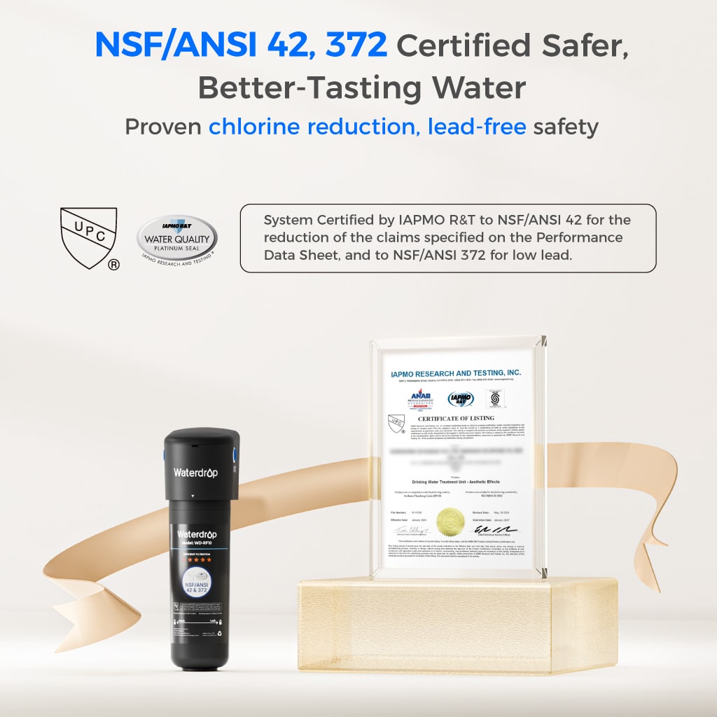 Undersink Water Filtration System With Dedicated Faucet