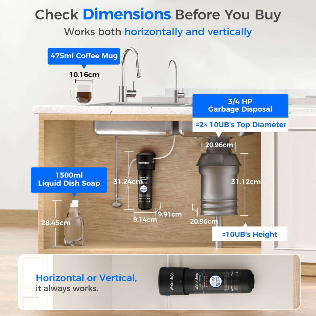 Undersink Water Filtration System With Dedicated Faucet