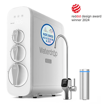 800 GPD System RO sem tanques com luz esterilizante UV - Waterdrop G3P800