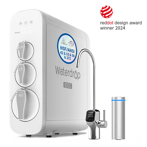 800 GPD Tankless RO System with UV Sterilizing Light - Waterdrop G3P800