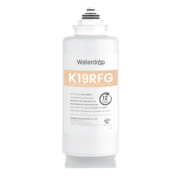 WD-K19RFG Filter for Waterdrop K19-HG Countertop Reverse Osmosis System