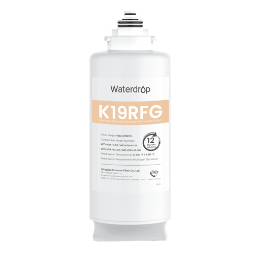 Filtre WD-K19RFG pour système d'osmose inverse de comptoir Waterdrop K19-HG