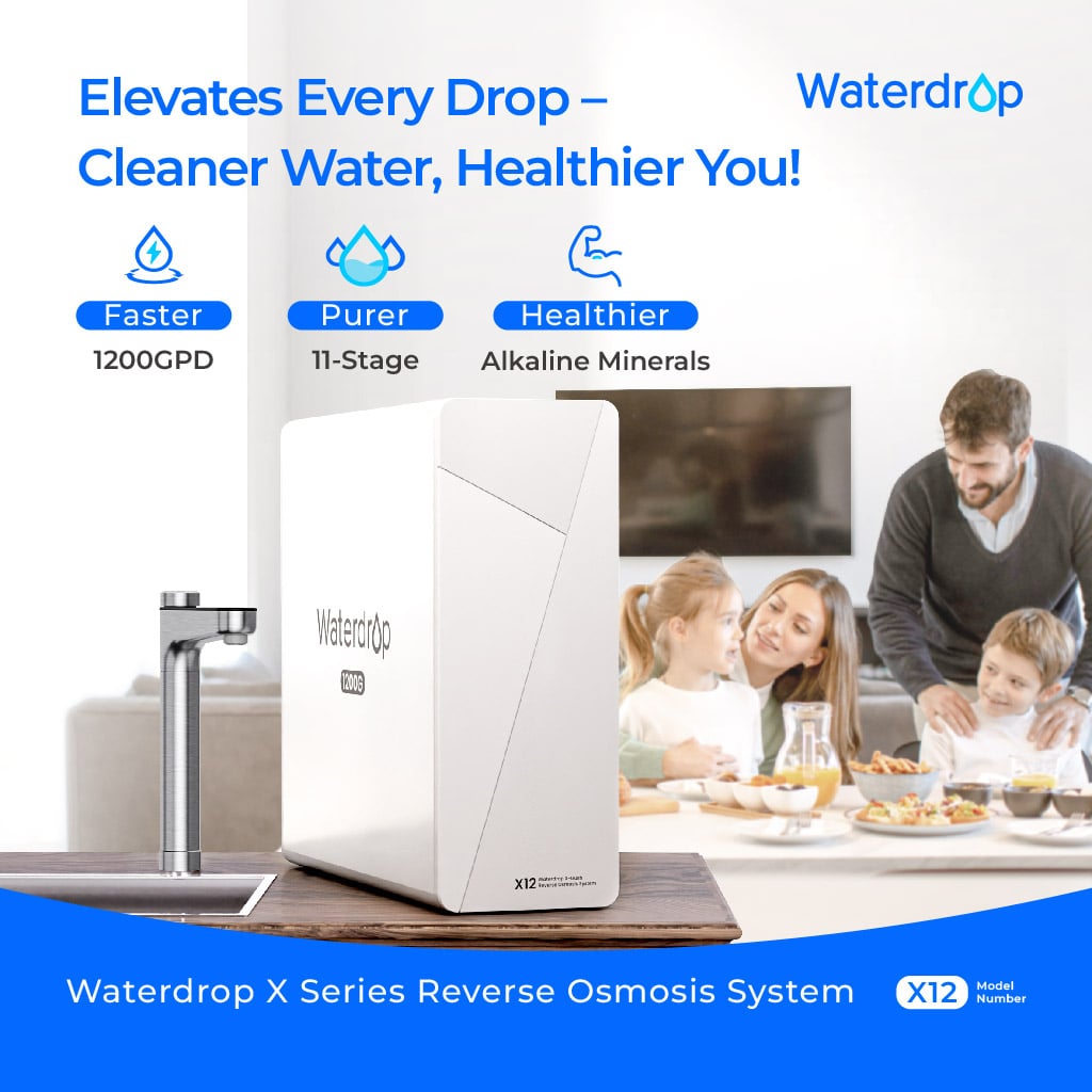 Waterdrop X Serie ëmgedréint Osmose System, X12