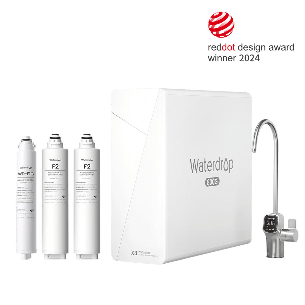 Waterdrop X -sarjan käänteisosmoosijärjestelmä, x8-2f2g