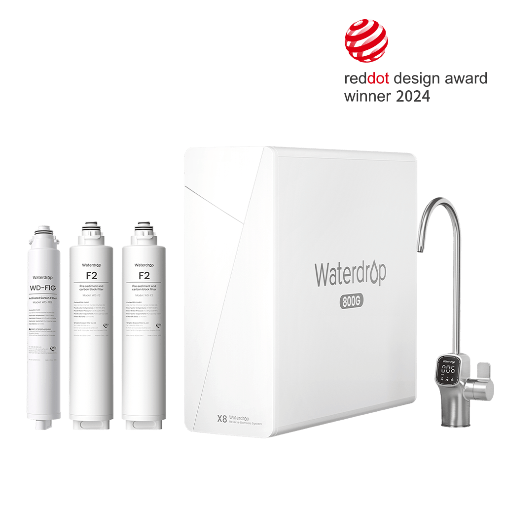Waterdrop X Series Reverse Osmosis System, X8-2F2G