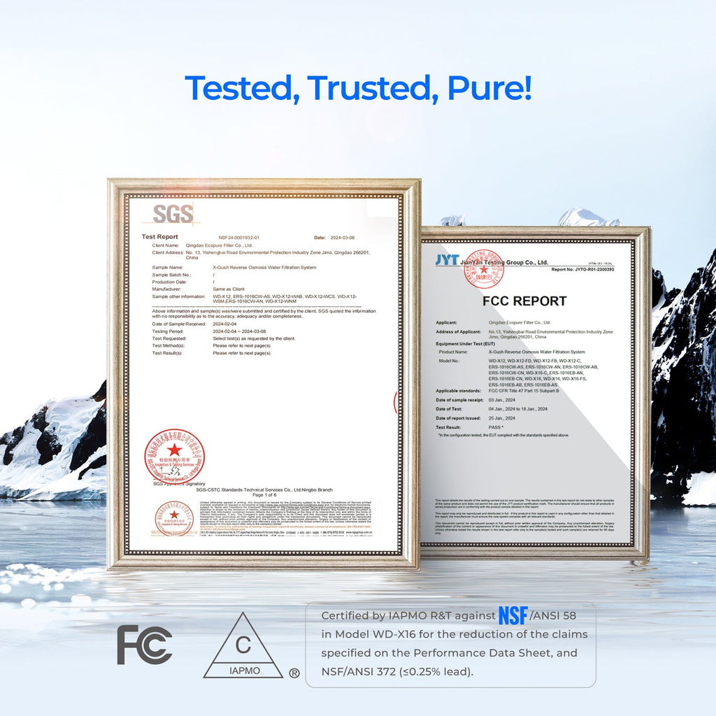 Filtro X12-F3 para sistema de ósmosis inversa Waterdrop X12 | 1200 GPD