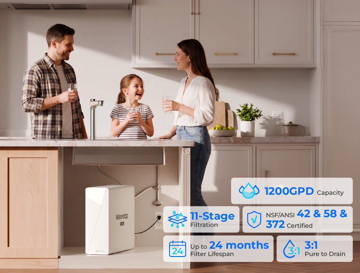 Waterdrop X Series Reverse Osmosis System, X12