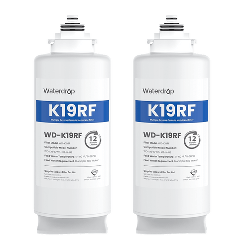WD-K19RF Filter for K19-H Reverse Osmosis System, 2-YEAR COMBO