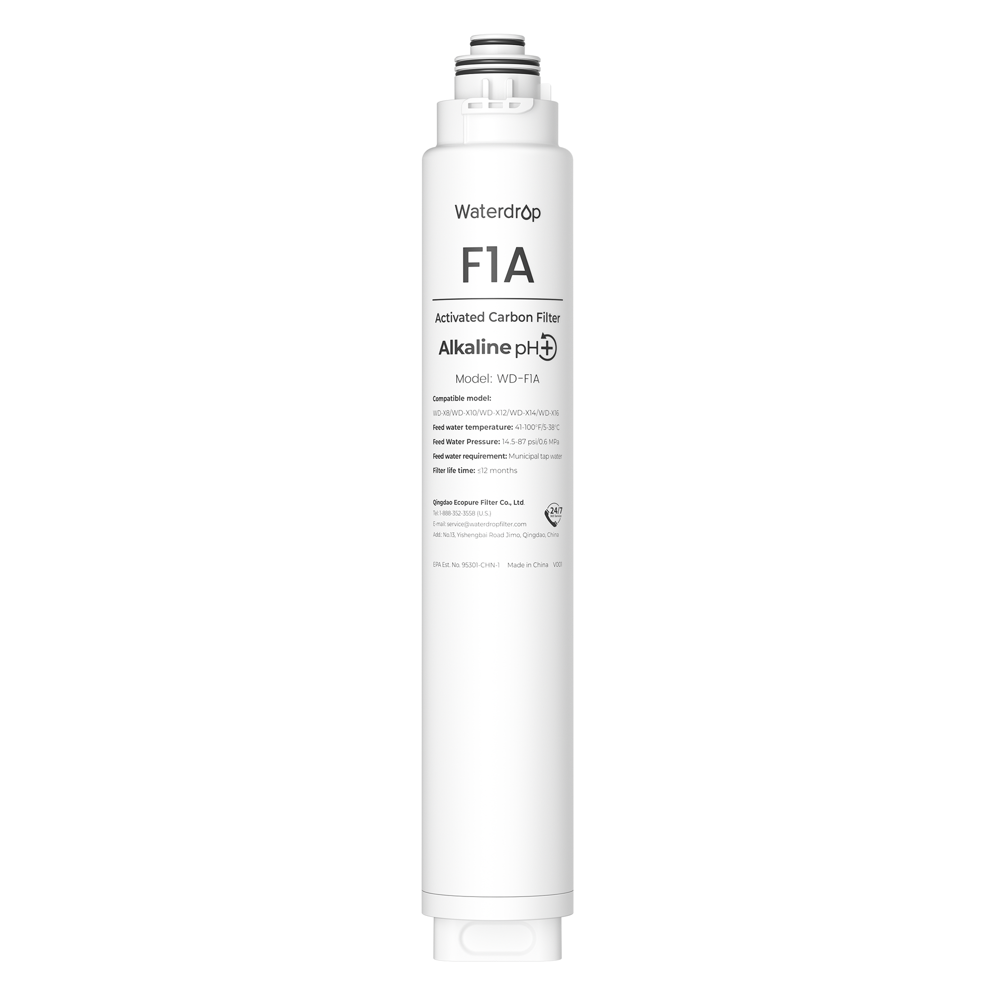 Filtre F1A pour système d'osmose inverse Waterdrop série X