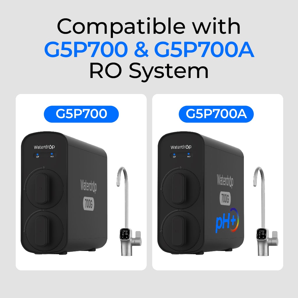 Waterdrop WD G5P700 CF filter, vervanging voor WD G5P700 onderspoelsysteem met omgekeerde osmose, 6 maanden levensduur Waterdrop WD G5P700 CF filter, vervanging voor WD G5P700 onderspoelsysteem met omgekeerde osmose, 6 maanden levensduur