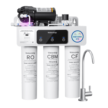 <tc>Filtre à Eau RO avec Reminéralisation Waterdrop T3-M 450G sous l'Évier</tc>
